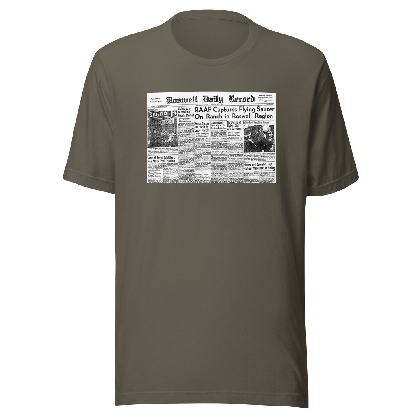 Roswell Daily Record: Unisex T-Shirt