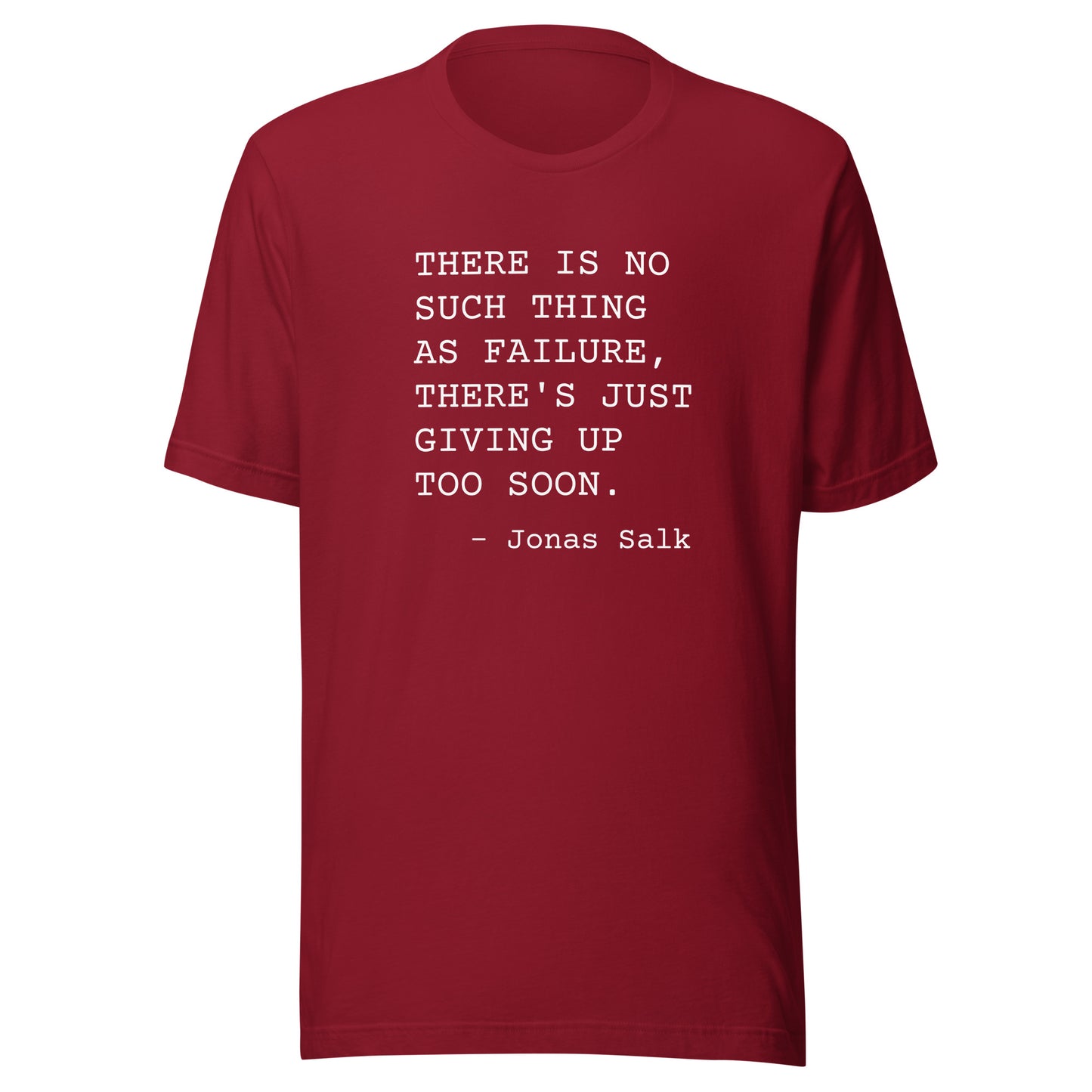 No Such Thing as Failure: Unisex T-Shirt