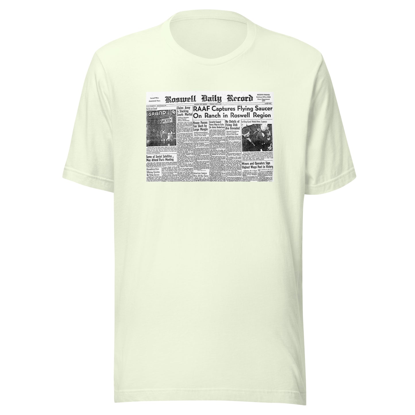 Roswell Daily Record: Unisex T-Shirt